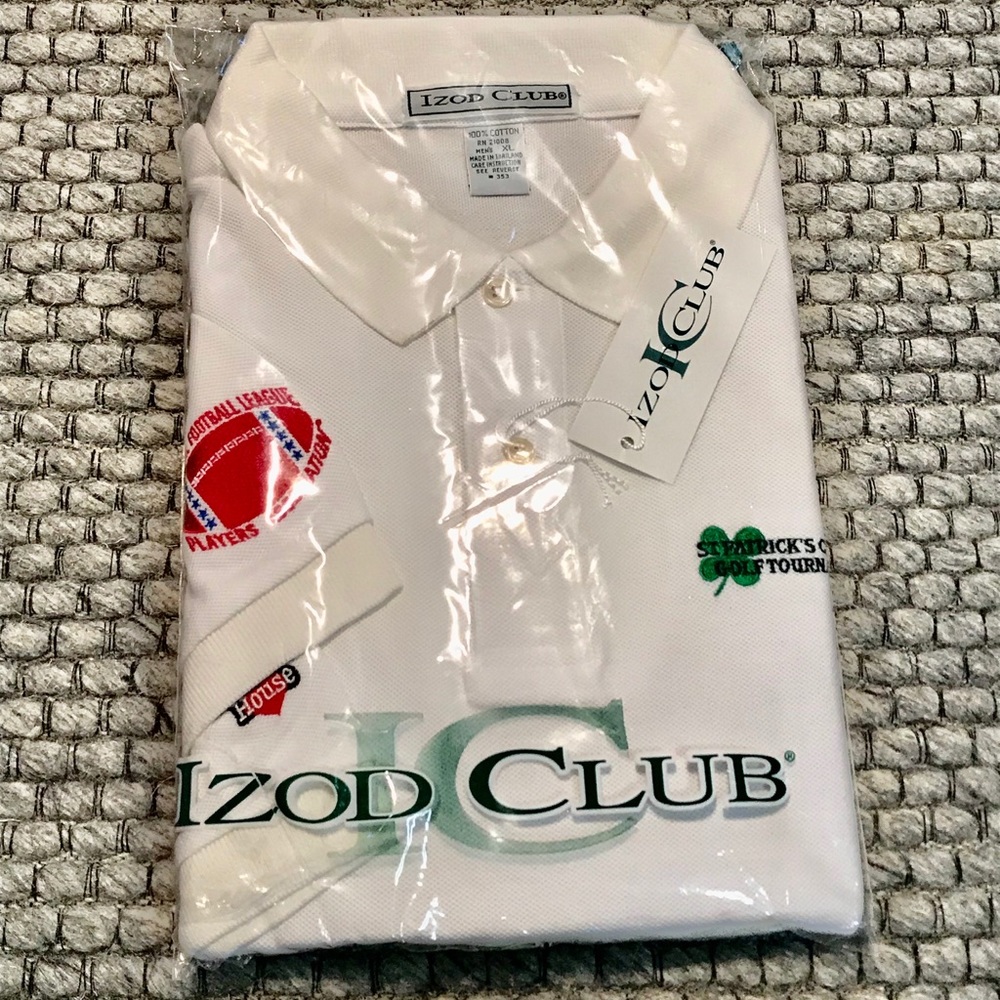 Vintage Izod Club XL Special Edition Golf Polo NWT